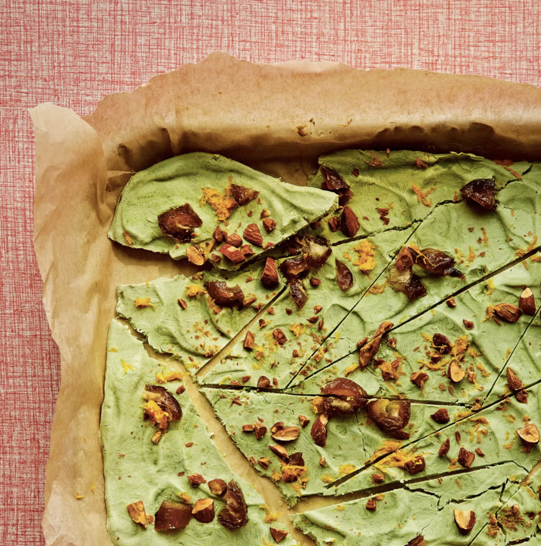 Amandel yoghurt bark